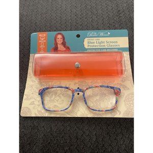 New Pioneer Woman Heritage Floral Blue Light Screen Glasses J14